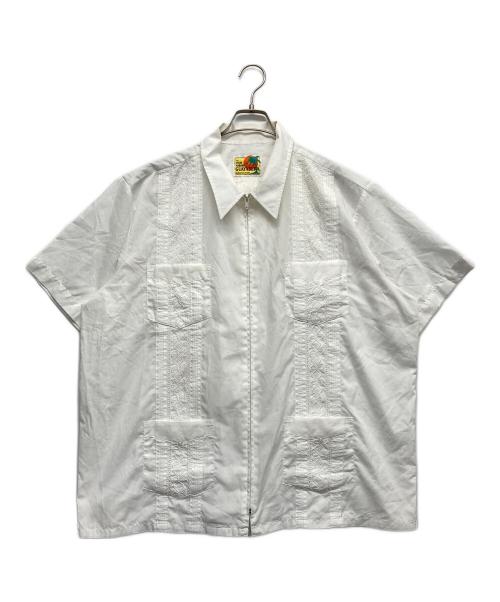 HABAND GUAYABERA（ハバンド グァジャベーラ）HABAND GUAYABERA (ハバンド グァジャベーラ) キューバシャツ ホワイト サイズ:不明（印字消）の古着・服飾アイテム