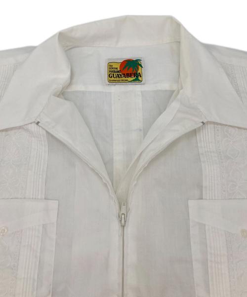 HABAND GUAYABERA（ハバンド グァジャベーラ）HABAND GUAYABERA (ハバンド グァジャベーラ) キューバシャツ ホワイト サイズ:不明（印字消）の古着・服飾アイテム