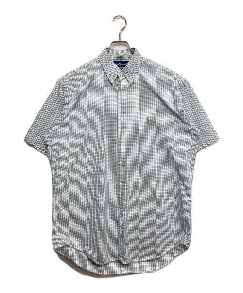 RALPH LAUREN（ラルフローレン）RALPH LAUREN (ラルフローレン) 半袖シャツ ホワイト サイズ:Mの古着・服飾アイテム