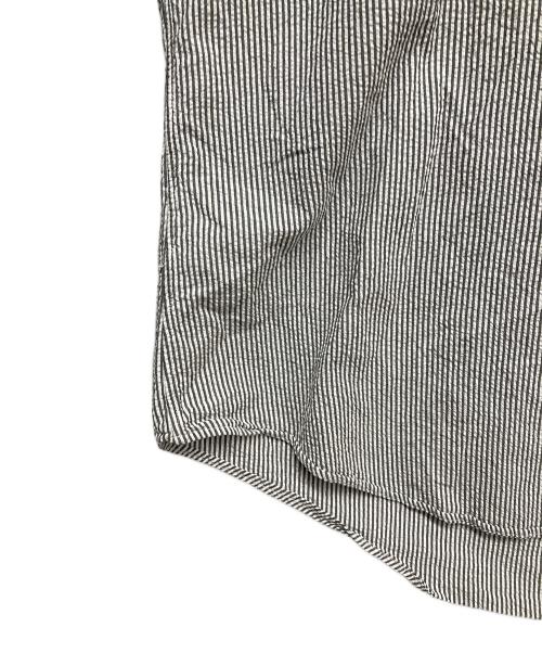 RALPH LAUREN（ラルフローレン）RALPH LAUREN (ラルフローレン) シアサッカー半袖シャツ グレー サイズ:XXLの古着・服飾アイテム