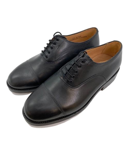 Locking shoes FootMonkey（ロッキングシューズバイフットモンキー）Locking shoes FootMonkey (ロッキングシューズバイフットモンキー) MILITARY SERVICE SHOES ストレートチップシューズ ブラック サイズ:7Mの古着・服飾アイテム