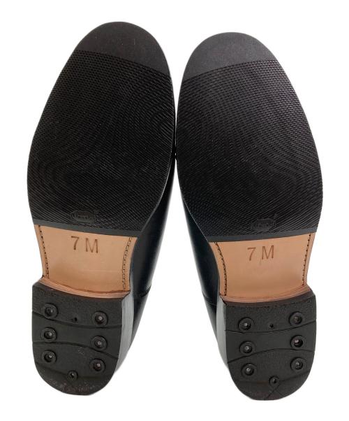 Locking shoes FootMonkey（ロッキングシューズバイフットモンキー）Locking shoes FootMonkey (ロッキングシューズバイフットモンキー) MILITARY SERVICE SHOES ストレートチップシューズ ブラック サイズ:7Mの古着・服飾アイテム