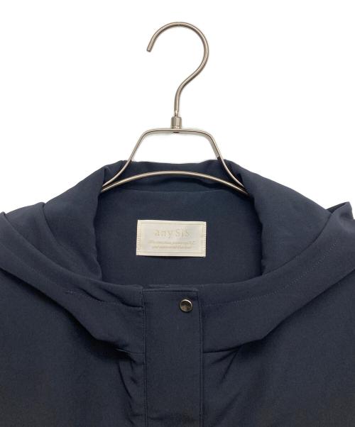 any Sis（エニィスィス）any SiS (エニィスィス) フーデットロング コート ネイビー サイズ:3(11)の古着・服飾アイテム