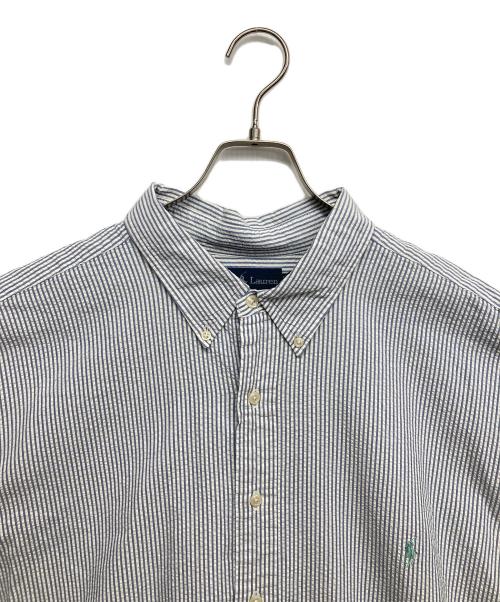 RALPH LAUREN（ラルフローレン）RALPH LAUREN (ラルフローレン) 半袖シャツ ブルー サイズ:3X BIGの古着・服飾アイテム