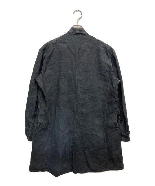 AU MOLINEL（オモリネル）AU MOLINEL (オモリネル) シャンブレーアトリエコート ブラック サイズ:無しの古着・服飾アイテム