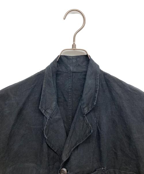 AU MOLINEL（オモリネル）AU MOLINEL (オモリネル) シャンブレーアトリエコート ブラック サイズ:無しの古着・服飾アイテム