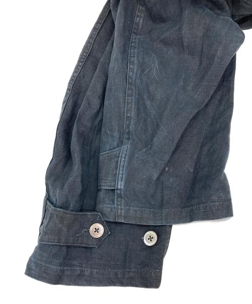 AU MOLINEL（オモリネル）AU MOLINEL (オモリネル) シャンブレーアトリエコート ブラック サイズ:無しの古着・服飾アイテム