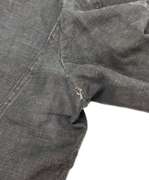 AU MOLINEL（オモリネル）AU MOLINEL (オモリネル) シャンブレーアトリエコート ブラック サイズ:無しの古着・服飾アイテム