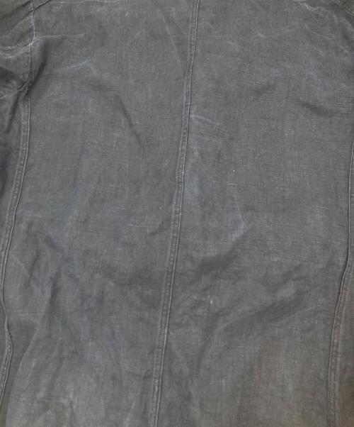 AU MOLINEL（オモリネル）AU MOLINEL (オモリネル) シャンブレーアトリエコート ブラック サイズ:無しの古着・服飾アイテム