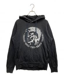 DIESEL（ディーゼル）の古着「ロゴスウェット」｜ブラック