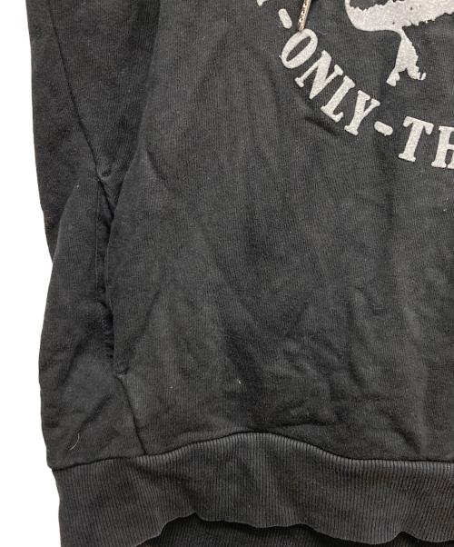 DIESEL（ディーゼル）DIESEL (ディーゼル) ロゴスウェット ブラック サイズ:Lの古着・服飾アイテム