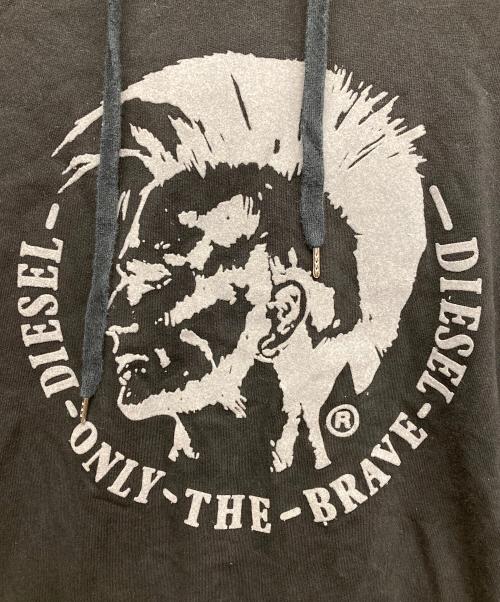 DIESEL（ディーゼル）DIESEL (ディーゼル) ロゴスウェット ブラック サイズ:Lの古着・服飾アイテム