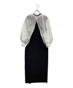 CELFORDセルフォード）の古着「シアーブラウス付きワンピース」｜ホワイト