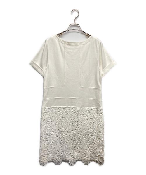 VIVIENNE TAM（ヴィヴィアンタム）VIVIENNE TAM (ヴィヴィアンタム) 半袖ワンピース ホワイト サイズ:1の古着・服飾アイテム