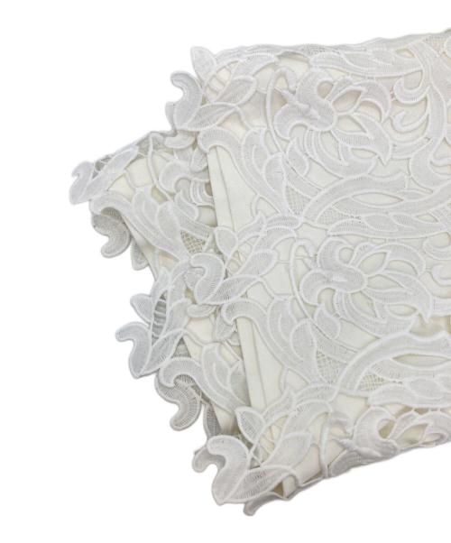 VIVIENNE TAM（ヴィヴィアンタム）VIVIENNE TAM (ヴィヴィアンタム) 半袖ワンピース ホワイト サイズ:1の古着・服飾アイテム