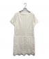VIVIENNE TAM (ヴィヴィアンタム) 半袖ワンピース ホワイト サイズ:1：5000円