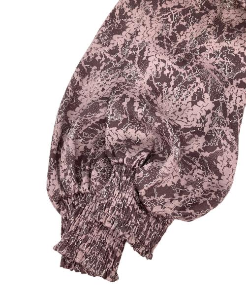 FRAY ID（フレイ アイディー）FRAY ID (フレイ アイディー) ブラウスワンピース パープルの古着・服飾アイテム