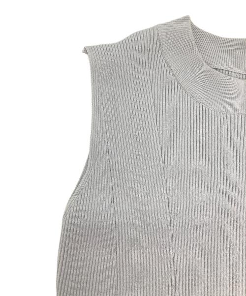 CELFORD（セルフォード）CELFORD (セルフォード) シアーブラウス付きワンピース ブルー サイズ:36の古着・服飾アイテム