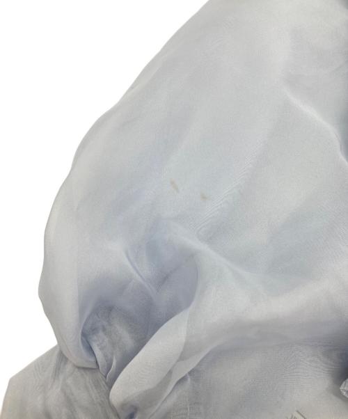 CELFORD（セルフォード）CELFORD (セルフォード) シアーブラウス付きワンピース ブルー サイズ:36の古着・服飾アイテム