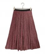 ANAYIアナイ）の古着「プリーツスカート」｜レッド