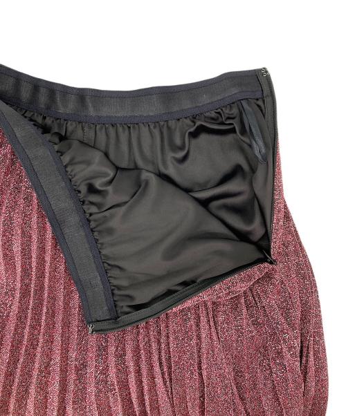 ANAYI（アナイ）ANAYI (アナイ) プリーツスカート レッド サイズ:36の古着・服飾アイテム