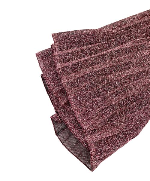 ANAYI（アナイ）ANAYI (アナイ) プリーツスカート レッド サイズ:36の古着・服飾アイテム