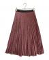 ANAYI (アナイ) プリーツスカート レッド サイズ:36：5000円