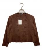 ANAYIアナイ）の古着「ラメカーディガン」｜ブラウン