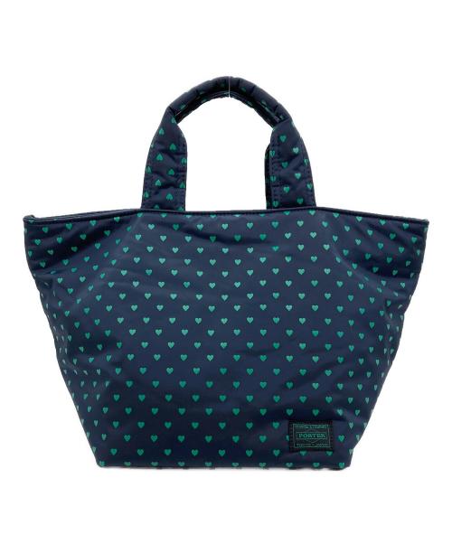 PORTER（ポーター）PORTER (ポーター) トートバッグ ネイビー×グリーンの古着・服飾アイテム