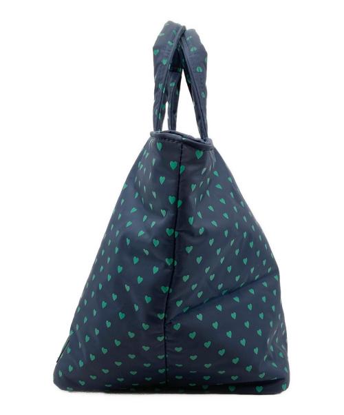 PORTER（ポーター）PORTER (ポーター) トートバッグ ネイビー×グリーンの古着・服飾アイテム