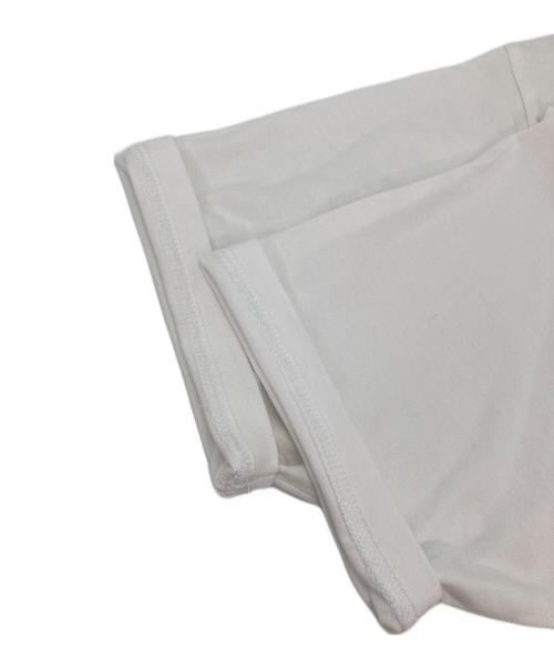 X-GIRL（エックスガール）X-GIRL (エックスガール) Hysteric Glamour (ヒステリックグラマー) FLARE LOGO S/S TEE ホワイト サイズ:Sの古着・服飾アイテム