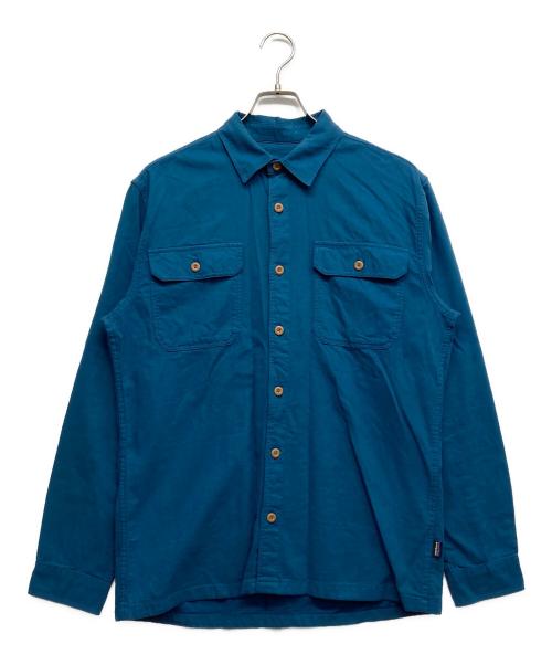 Patagonia（パタゴニア）Patagonia (パタゴニア) フィヨルドフランネルシャツ ブルー サイズ:Mの古着・服飾アイテム