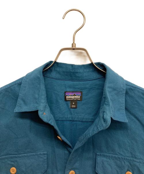 Patagonia（パタゴニア）Patagonia (パタゴニア) フィヨルドフランネルシャツ ブルー サイズ:Mの古着・服飾アイテム