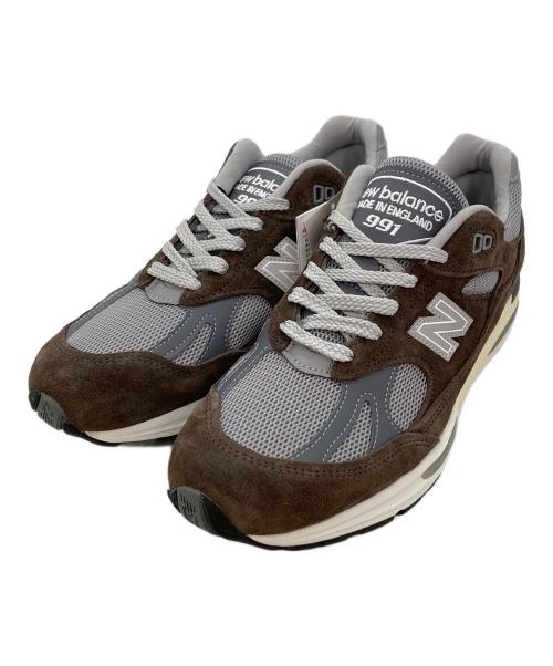 NEW BALANCE（ニューバランス）NEW BALANCE (ニューバランス) U991 V2ローカットスニーカー ブラウン サイズ:26の古着・服飾アイテム