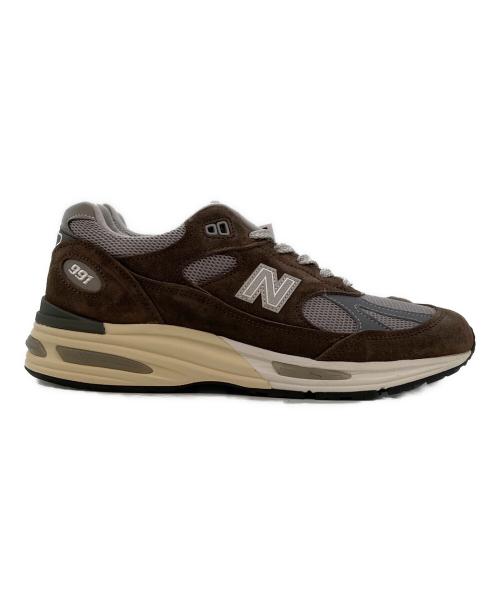 NEW BALANCE（ニューバランス）NEW BALANCE (ニューバランス) U991 V2ローカットスニーカー ブラウン サイズ:26の古着・服飾アイテム
