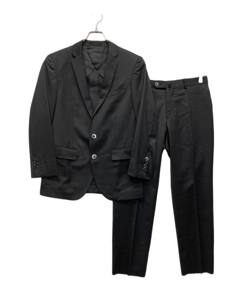 nano・universe（ナノ・ユニバース）nano・universe (ナノ・ユニバース) セットアップスーツ ブラック サイズ:44の古着・服飾アイテム