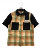 stussyステューシー）の古着「半袖シャツ」｜オレンジ
