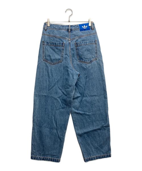 adidas（アディダス）adidas (アディダス) ストレートデニムパンツ インディゴ サイズ:30の古着・服飾アイテム