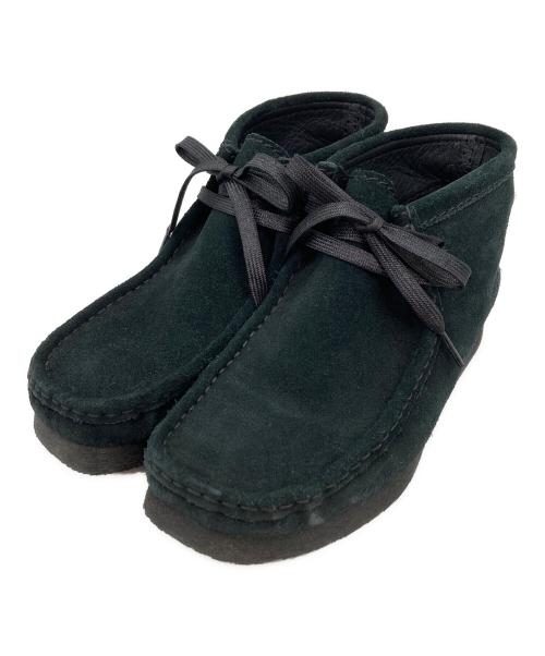 CLARKS（クラークス）CLARKS (クラークス) ワラビー ブラック サイズ:23.5の古着・服飾アイテム