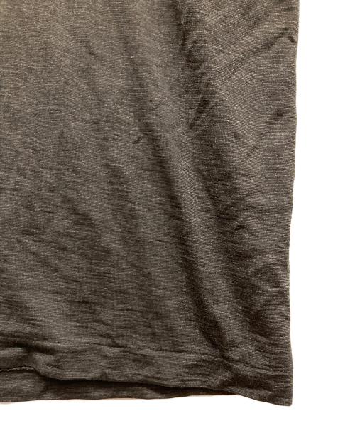 COMOLI（コモリ）COMOLI (コモリ) サマーウール 半袖Tシャツ ブラック サイズ:Fの古着・服飾アイテム