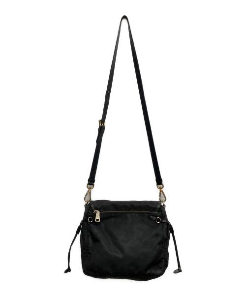 PRADA（プラダ）PRADA (プラダ) テスートナイロン ショルダーバッグ ブラックの古着・服飾アイテム