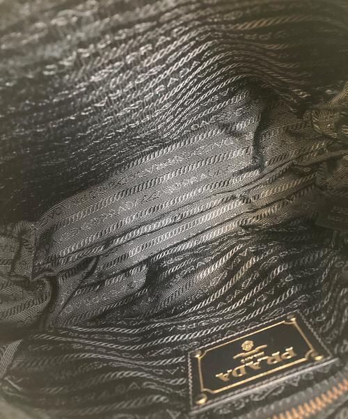 PRADA（プラダ）PRADA (プラダ) テスートナイロン ショルダーバッグ ブラックの古着・服飾アイテム