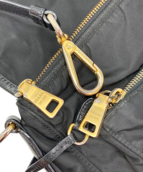 PRADA（プラダ）PRADA (プラダ) テスートナイロン ショルダーバッグ ブラックの古着・服飾アイテム