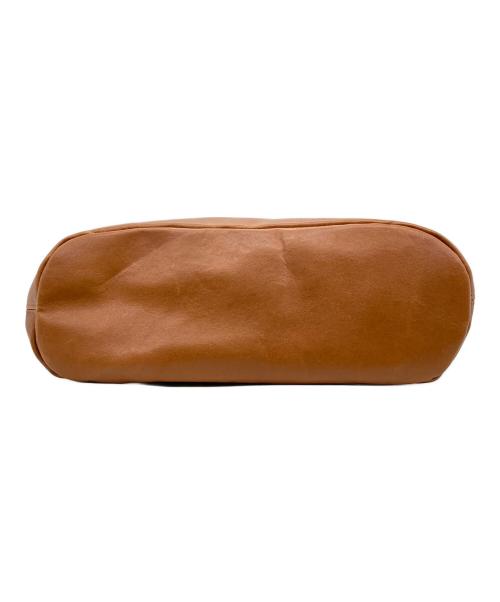 TIDE WAY（タイドウェイ）TIDE WAY (タイドウェイ) レザーハンドバッグ ブラウンの古着・服飾アイテム