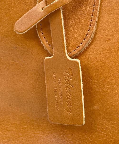 TIDE WAY（タイドウェイ）TIDE WAY (タイドウェイ) レザーハンドバッグ ブラウンの古着・服飾アイテム