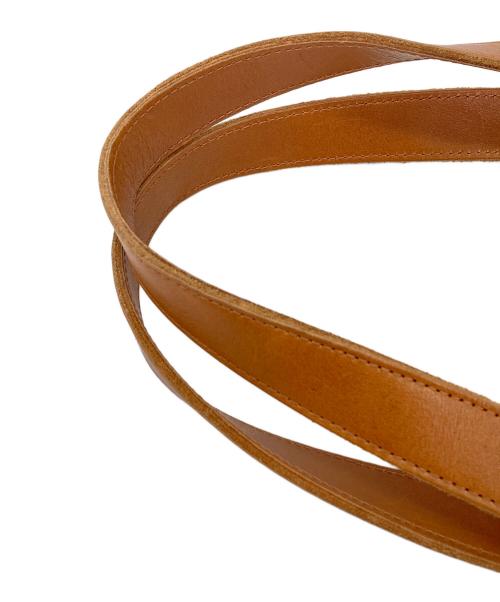 TIDE WAY（タイドウェイ）TIDE WAY (タイドウェイ) レザーハンドバッグ ブラウンの古着・服飾アイテム