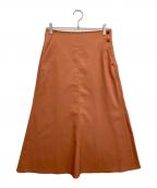 BALLSEYボールジィ）の古着「ドライキャンブリック フレアミディスカート」｜レッド