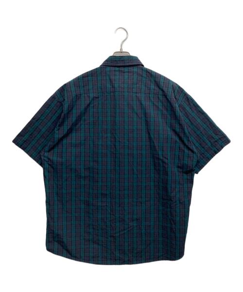 WTAPS（ダブルタップス）WTAPS (ダブルタップス) 半袖チェックシャツ グリーン サイズ:X03の古着・服飾アイテム