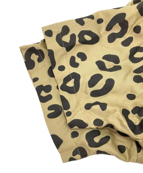 UNION（ユニオン）UNION (ユニオン) BAILEY SS WOVEN レオパード柄半袖シャツ ブラウン サイズ:3の古着・服飾アイテム