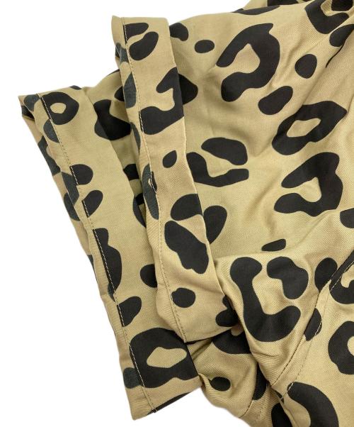 UNION（ユニオン）UNION (ユニオン) BAILEY SS WOVEN レオパード柄半袖シャツ ブラウン サイズ:3の古着・服飾アイテム